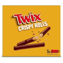 Twix Crispy Rolls  5x22,5g  (DLV 31/12/26)