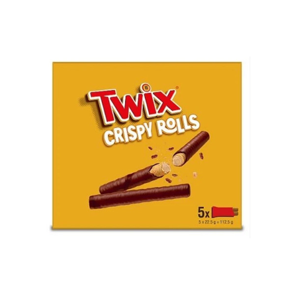 Twix Crispy Rolls  5x22,5g  (DLV 31/12/26)